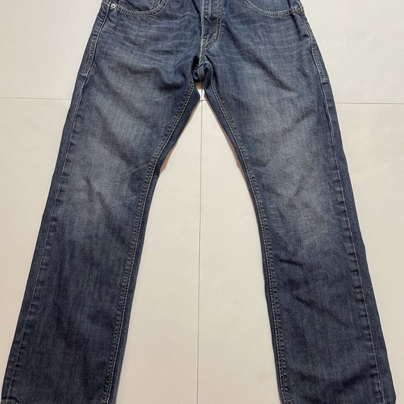 Levi's 514 Slim Straight Jeans Denim Zipper Pocket - Picture 4 of 11